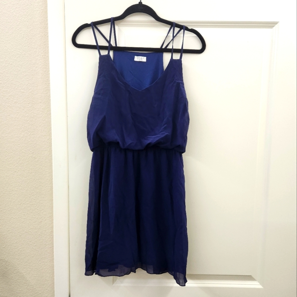Navy Blue TOBI Dress Large Empire Waist